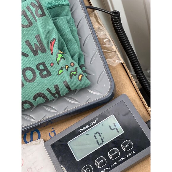 Life Is Good Kids Crusher T-Shirt Medium Lets Taco Bout My Ride Spruce Green Gra - Picture 6 of 6